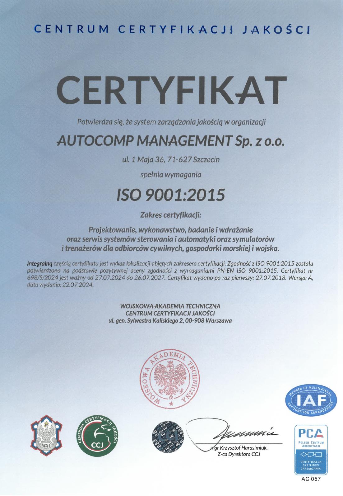 ACM ISO 9001